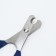 Coglot scissors curved with rubberized handles, a hole of 6 mm, dark blue