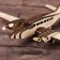 Wooden designer. Country model "Airplane. Cessna "