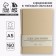 Deliciper of Leduced A5, 160 liters. Solid cover. Leatherette. Beige. Cream block
