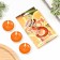Aromatic tea candles, 6 pieces, orange
