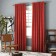 Set of curtains "Ibiza", size 140 x 270 cm - 2 pcs, picking up - 2 pcs, Terracotta color