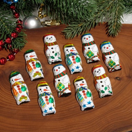 Chocolate Dairy Figure "Snowmen", 85 ± 5 g