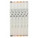 Set of art markers 6 colors Sketch & Art "Portrait"