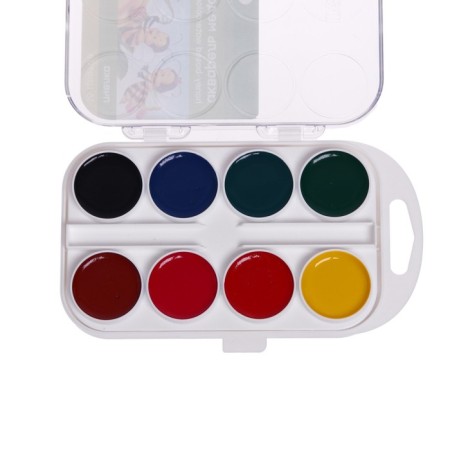Watercolor 16 colors "Gamma" "Bee", honey, without brush, plastic-5