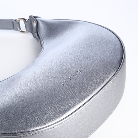 Women's bag with lightning, silver color-5