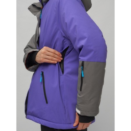 Ski suit, size 60, purple color-2