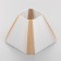 Obazhur "Corso" Beet white E27 28x28x21cm