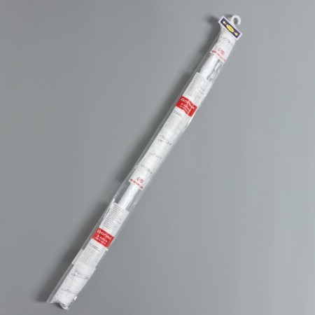 Bathroom cornice, telescopic, 70-120 cm, white color-8