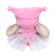 Soft toy "Bunny mi in a pale pink set", 15 cm