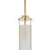 Suspended indigo, 11038/3p Brass. 3x40W, E14, 600x100x465/1965 mm, white matte color