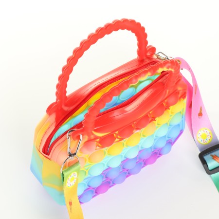 Bag's bag with lightning, red color-2