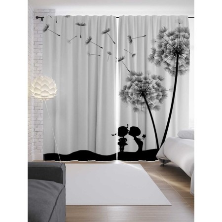 Photostes "Romance near Dandelion", Saten, size 145x265 cm, 2 pcs