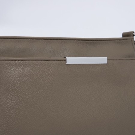 Bag Cross-Bodi with a zipper, green color-3