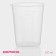 Measured glass of shade, 250 ml, transparent color
