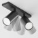Ceiling light Technical C051CL-U-2B, 2XGU10, 10W, 34.4x6x12 cm, black color black
