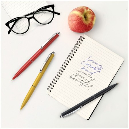 Handle Automatic Schneider "K15", blue ink, 1.0mm node, Mix case, display, for the logo-3