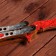 Wooden souvenir "Butterfly knife" red