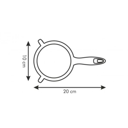 Sieve Tescoma Presto, D = 10 cm, color mix-1