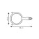 Sieve Tescoma Presto, D = 10 cm, color mix
