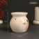 Aroma lamp ceramics "Inhale... exhale..." White 7.2x7.2x7.8 cm