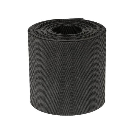 Border tape, 0.15 × 10 m, thickness 1.2 mm, plastic, black, Greengo-6
