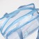 Cosmetic bag with lightning, blue color