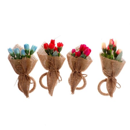 Ring for napkins "Bouquet", mix-3