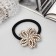 Hair elastic band "debora" double, 5 cm flower