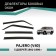 Defly window deflectors for Mitsubishi Pajero (V40), 1991-1999, 5 doors