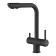 Kitchen mixer Wasserkraft A8367, double -leaf, with access to drinking, black