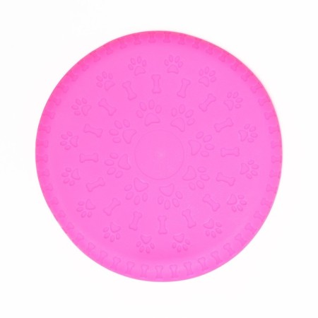 Frisby "Bones and Paws", 18.6 cm, thermoplastic rubber, pink-3