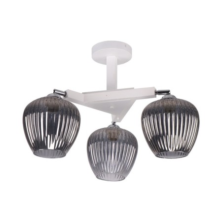 Lamp Ceiling Economy light 10117/3WT+CR SM, 3x60W, E27, 35x53x53 cm, white color