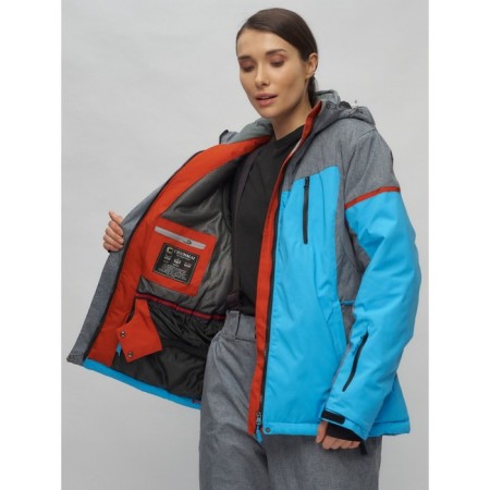 Ski suit female, size 60, blue color-5