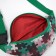 Board children's belt on a zipper, green color