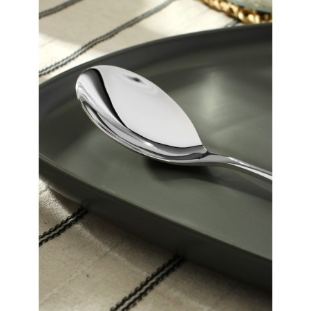 Spoon of stainless steel "Mario", length 20 cm, silver color-1