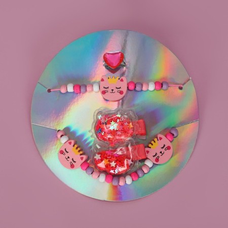 Gift set for the girl "Kotik", bag, accessories-2