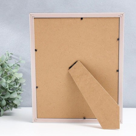 Photo frame plastic 20x25 cm "Eco-style with a gold frame" 28x23 cm-3