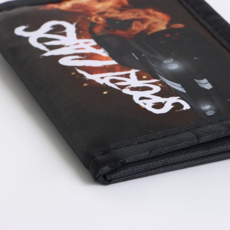 Children's wallet on Velcro "chosen", black color-2