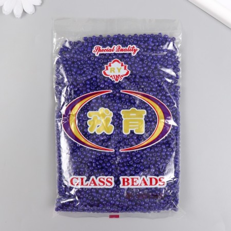 Glass beads 6/0 "ultramarin" bright 450 gr-2
