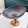 Serving dish for fruit inspiration, d = 22 cm, on the leg, purple color
