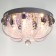 Svetogor chandelier "Dinzhou" 4x60W E27 LED lighting chrome 40x40cm