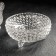A set of glass salad bowls "Clouds", 7 items: 1 pcs 18 × 9 cm, 6 pcs 10 × 6 cm