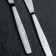Knife Detacle "Fidget", h = 17.5 cm, thickness 2 mm, silver color