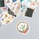 Set of stickers "Bookworm" 50 pcs 3-8.5 cm