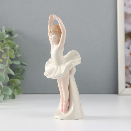Souvenir ceramics "Little ballerina in a white pack" 6.5x5x16 cm-1