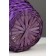 Wicker basket 20 x 20 x 9 cm, handle h = 25 cm, purple