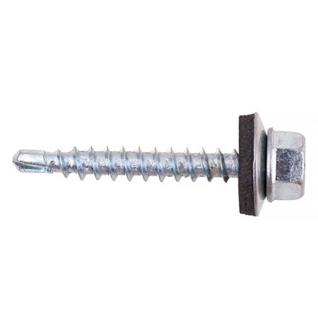 Roofing screws 5.5x25 mm, drill, galvanized, 60 pcs.-2