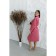 Frequency bathrobe, size 46, raspberry color