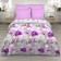 Bed linen 2 joint venture. "Vasilisa" lilac smoke 175x215 cm, 200x215 cm, 70x70 cm - 2 pcs.