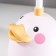 Table lamp "duckling" LED 3W battery pink 9.5x11x33 cm Risalux